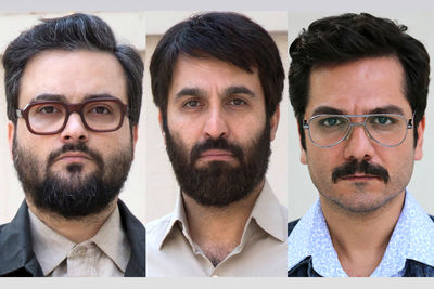 نیما رئیسی، مهدی سلوکی و عباس غزالی در 