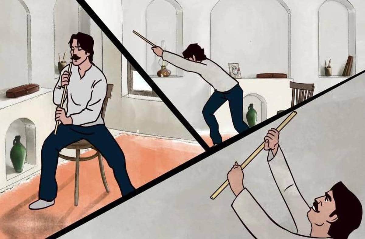 روایت کارگردانی که ابیاتی از مولانا را «انیمیشن» کرد