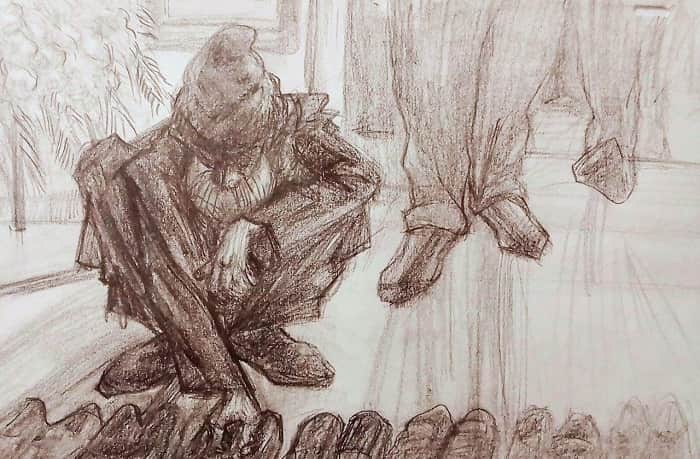 انیمیشن «اعلان» و پیرمردی‌ که شغلش جفت کردن کفش‌هاست