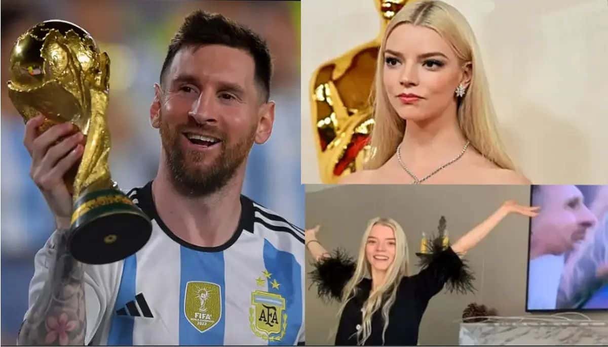 آنیا تیلور جوی می‌خواهد لیونل مسی را ملاقات کند!