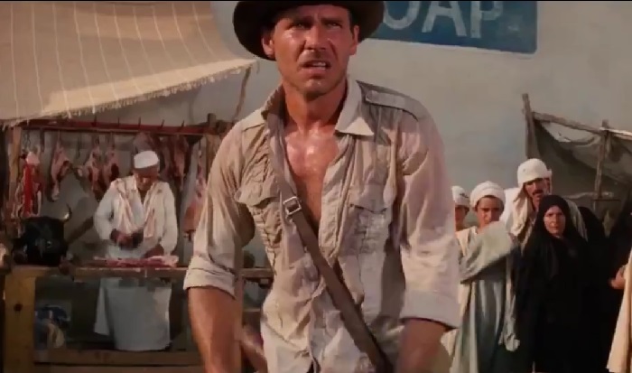 هریسون فورد در سکانسی از 