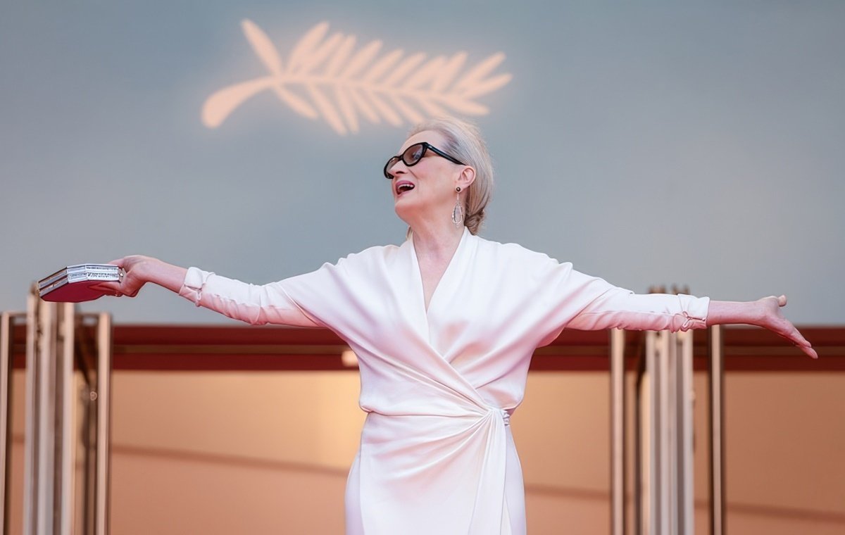 گزارش تصویری افتتاحیه جشنواره کن ۲۰۲۴؛ نخل طلای افتخاری در دستان مریل استریپ