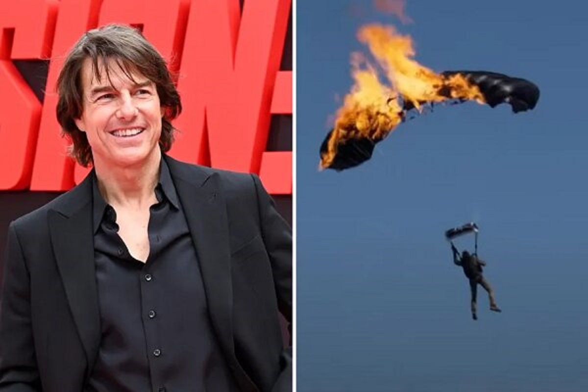 تام کروز، رکورددار گینس با ۱۶ پرش چتر نجات آتش‌گرفته در «مأموریت غیرممکن - روزشمار نهایی»