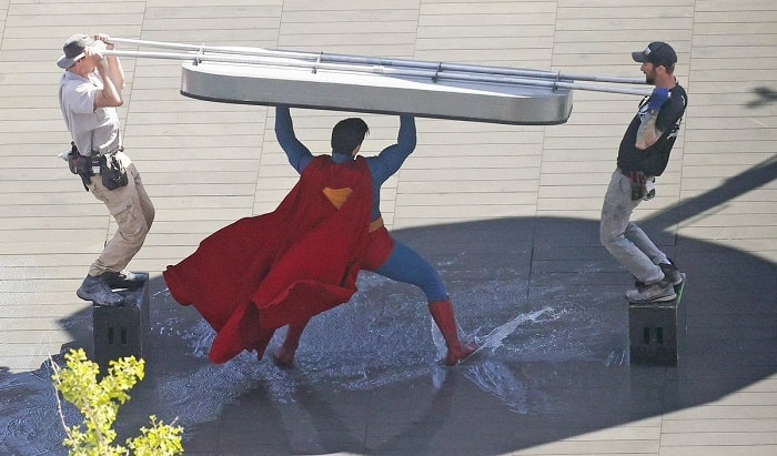 جیمز گان از مدت زمان باقیمانده از فیلم‌برداری فیلم Superman می‌گوید