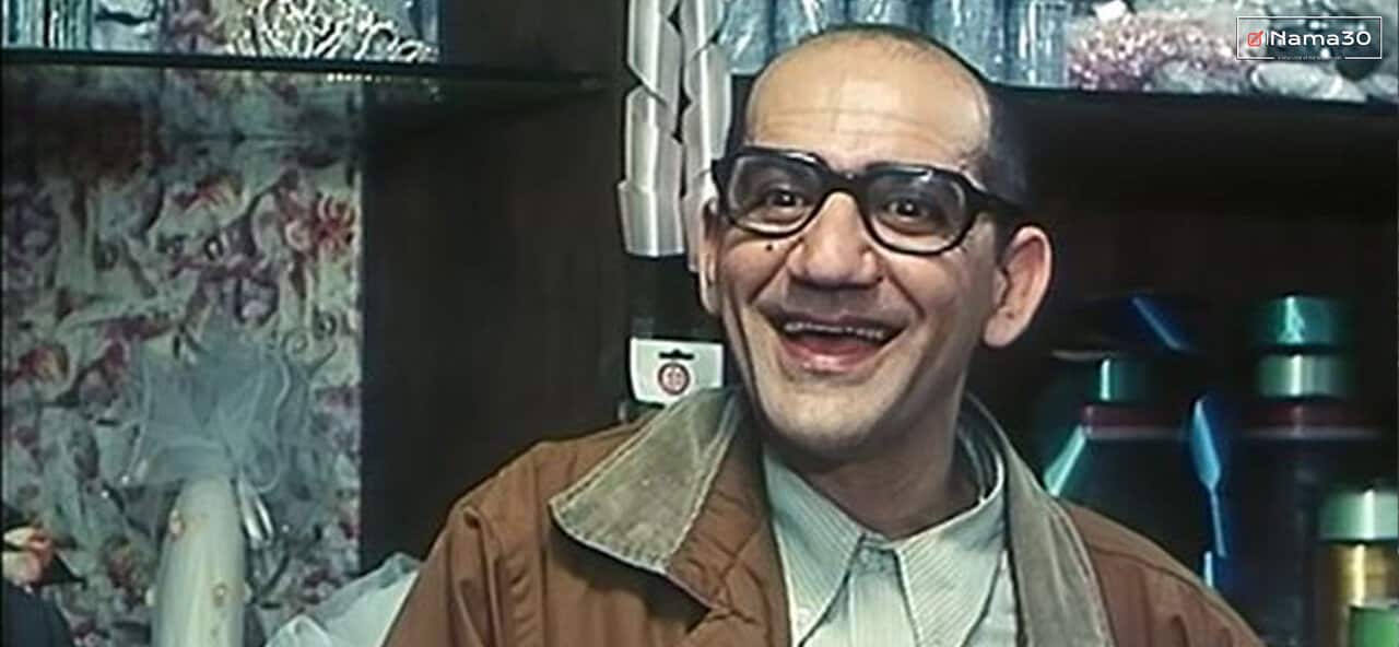 سکانسی از حمید جبلی و پدرش در یک فیلم سینمایی