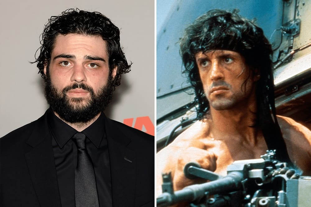 «نوح سنتینیو» در نقش «جان رمبوی» جوان در فیلم پیش‌درآمد «جان رمبو»