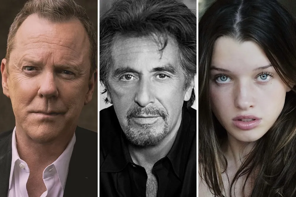 کیفر ساترلند، آل پاچینو و اِوِر اندرسن بازیگران فیلم جدید لوک بسون