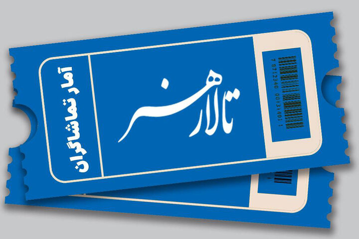 اعلام آمار تماشاگران ۲ نمایش تالار هنر اعلام آمار تماشاگران ۲ نمایش تالار هنر