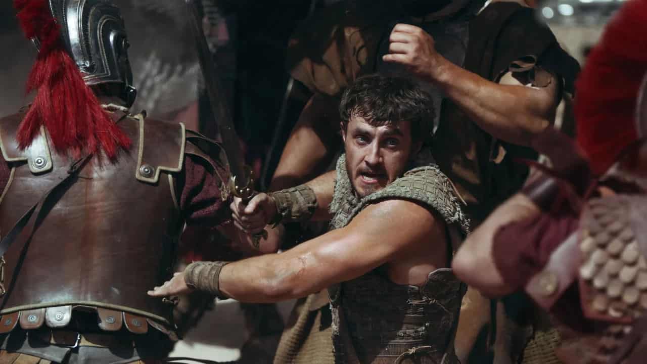 تصاویری از پشت صحنه فیلم Gladiator 2 منتشر شد