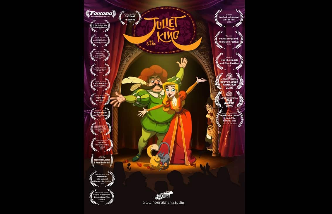 بهترین فیلم جشنواره تجربی کانادا برای «ژولیت و شاه»؛ ششمین جایزه بین‌المللی انیمیشن اشکان رهگذر