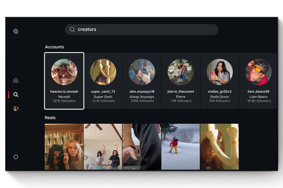 نسخه تلویزیون اینستاگرام معرفی شد؛ تماشای ریلز روی صفحهنمایش بزرگ نسخه تلویزیون اینستاگرام معرفی شد؛ تماشای ریلز روی صفحهنمایش بزرگ