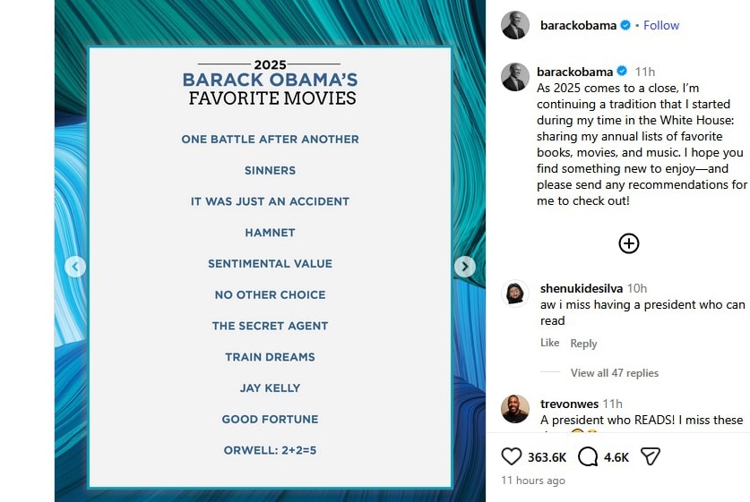 «یک تصادف ساده» جعفر پناهی در فهرست محبوب‌های باراک اوباما