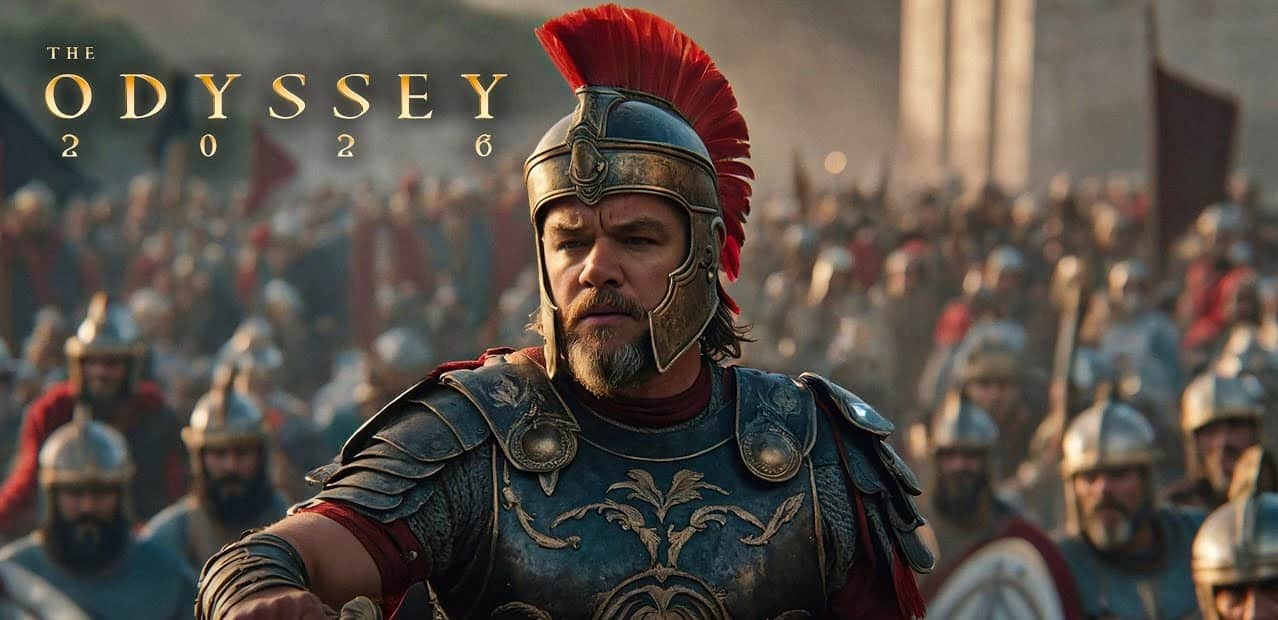 تصاویر جدید فیلم The Odyssey سربازان سیاه‌پوش را نشان می‌دهند