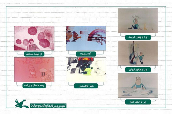 مرور فیلم‌های پویانمایی فرشید مثقالی در کانون پرورش فکری