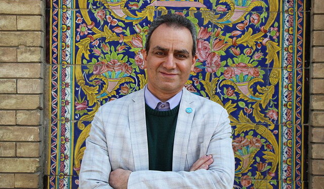 شهرام کرمی در تدارک اجرای یک تئاتر  شهرام کرمی در تدارک اجرای یک تئاتر