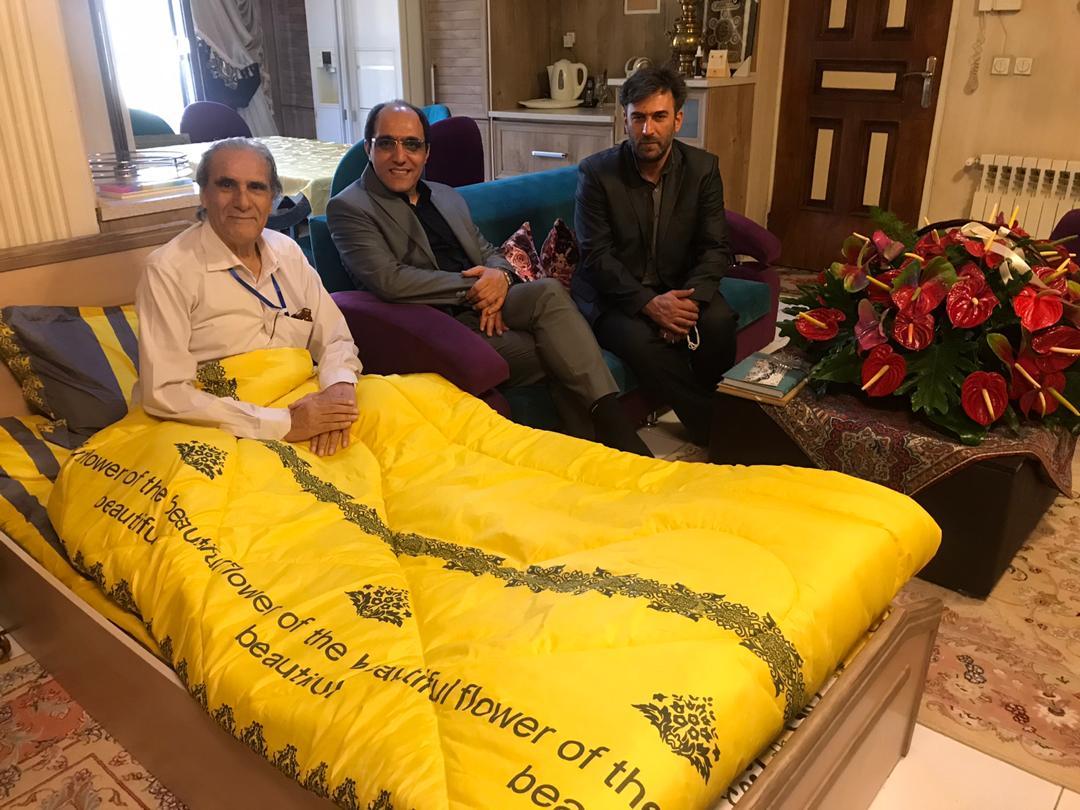 عیادت مدیرعامل موسسه هنرمندان پیشکسوت از رضا ناجی 