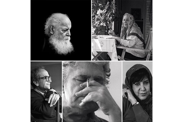 اسکویی عکس‌ ۵ چهره ادبی را به مردم هدیه کرد + تصاویر