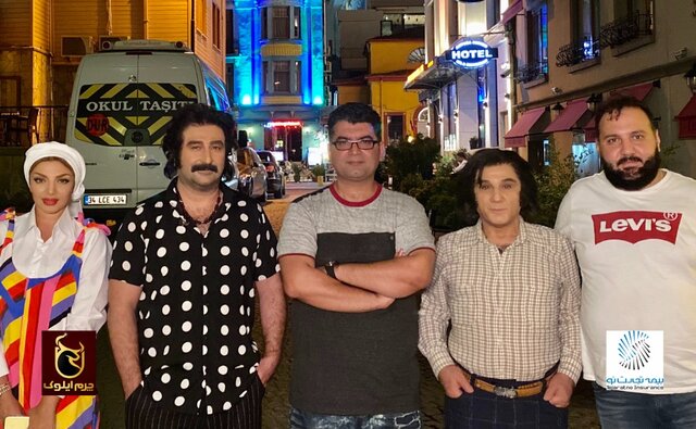  گریم متفاوت مهدی هاشمی و مهران احمدی در یک فیلم