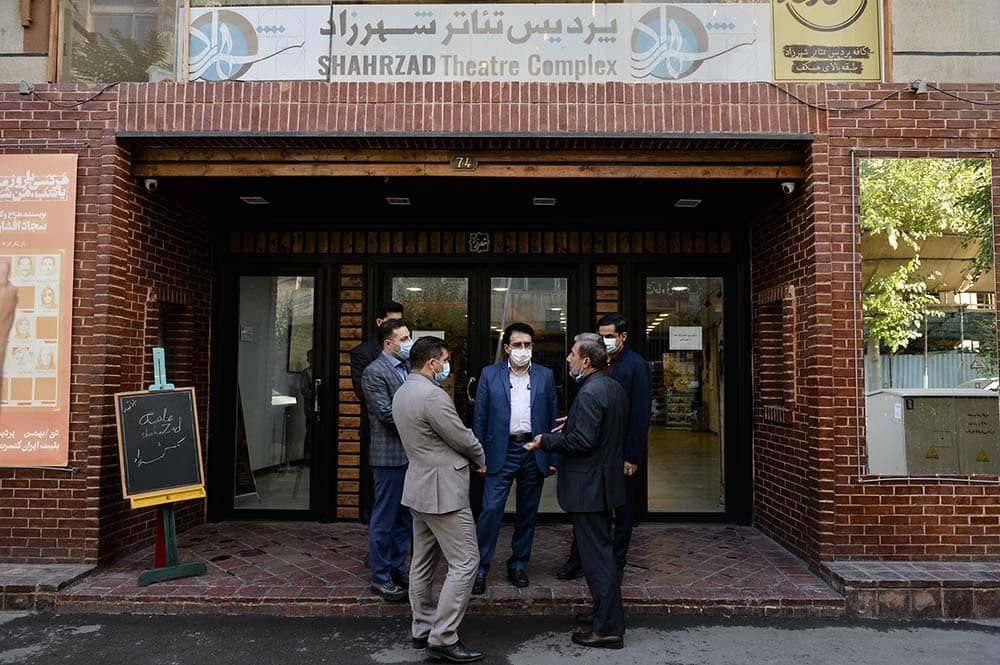 گزارش تصویری / بازدید مدیرکل هنرهای نمایشی از تماشاخانه‌های خصوصی 