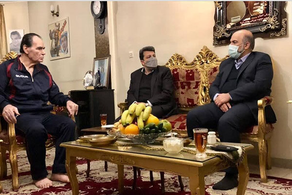 نمایندگان وزیر ارشاد با رضا صفایی پور بازیگر پیشکسوت دیدار کردند