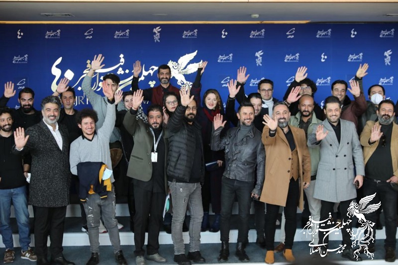 گزارش تصویری- نشست خبری فیلم «برف آخر» در چهلمین جشنواره فیلم فجر