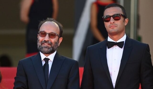  صحبت های اصغر فرهادی و امیر جدیدی روی فرش قرمز کن