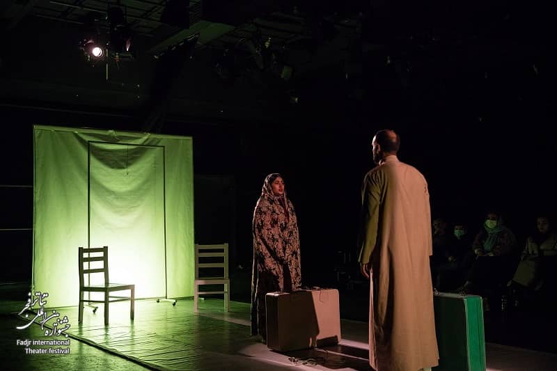 گزارش تصویری- «نقطه صفر مرزی» به کارگردانی محمدرضا عبادیانی/ جشنواره تئاتر فجر 