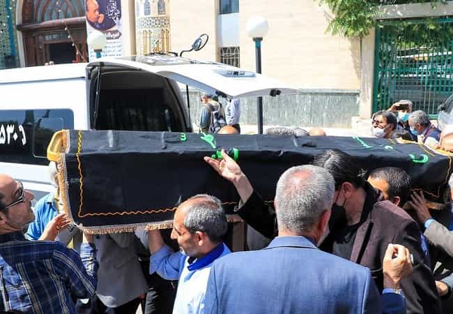  مهدی صباغی در بهشت رضا(ع) آرام گرفت