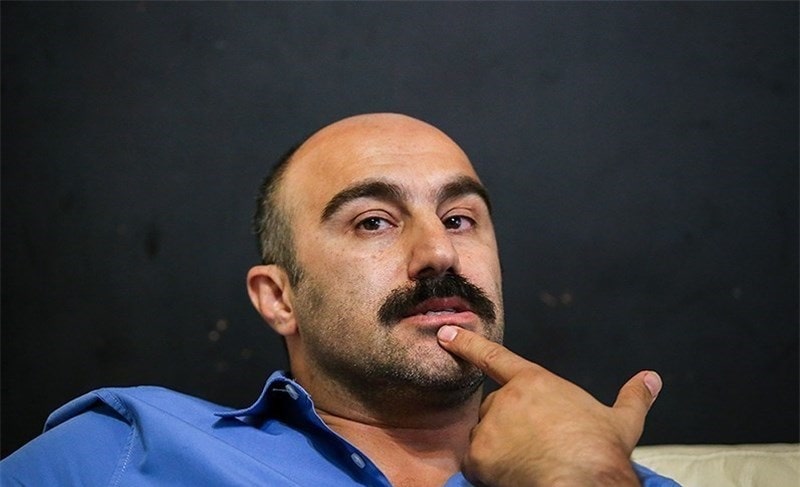 تصویر گریم محسن تنابنده برای سریال جدید «طوطیا»