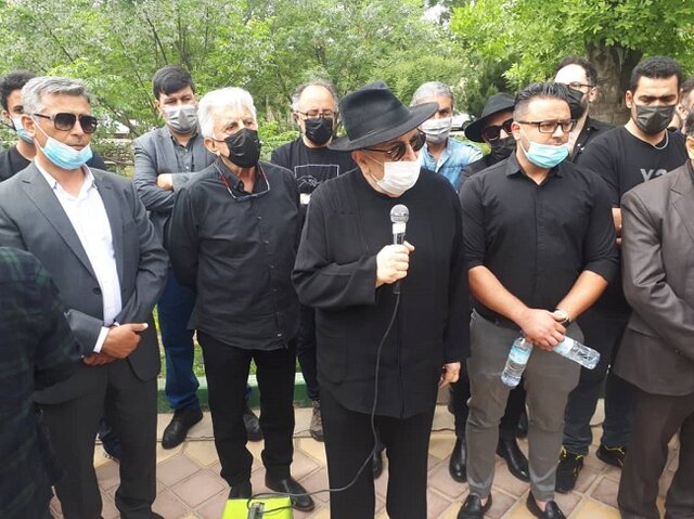 گزارش تصویری- خاکسپاری داوود امیری