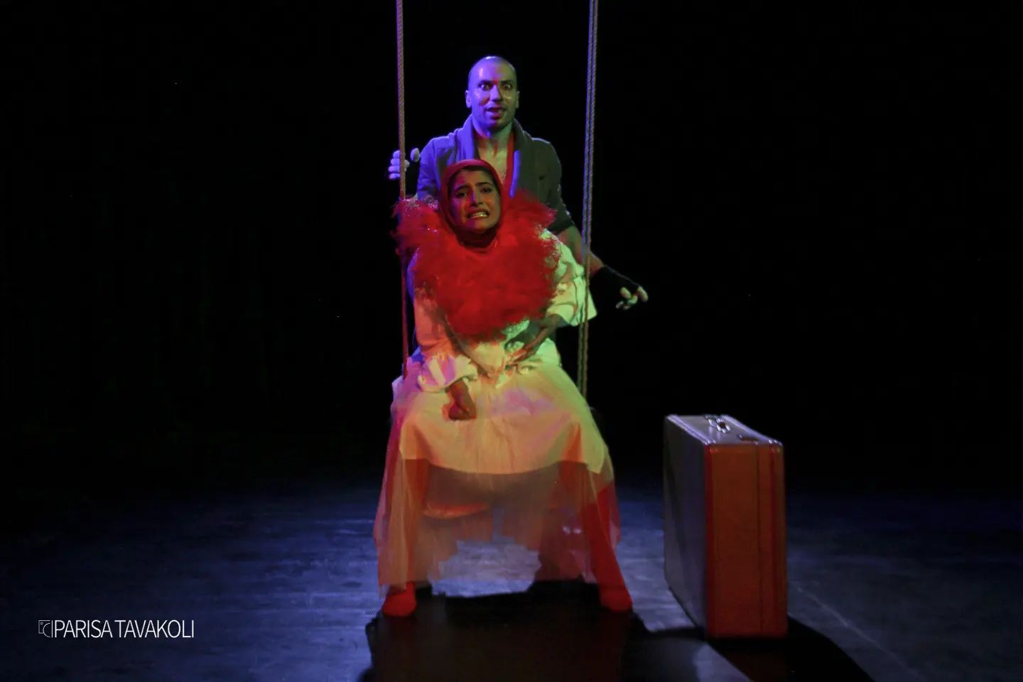 گزارش تصویری- نمایش «جنون جنین جن زده»» به کارگردانی شادی ‌اسدپور