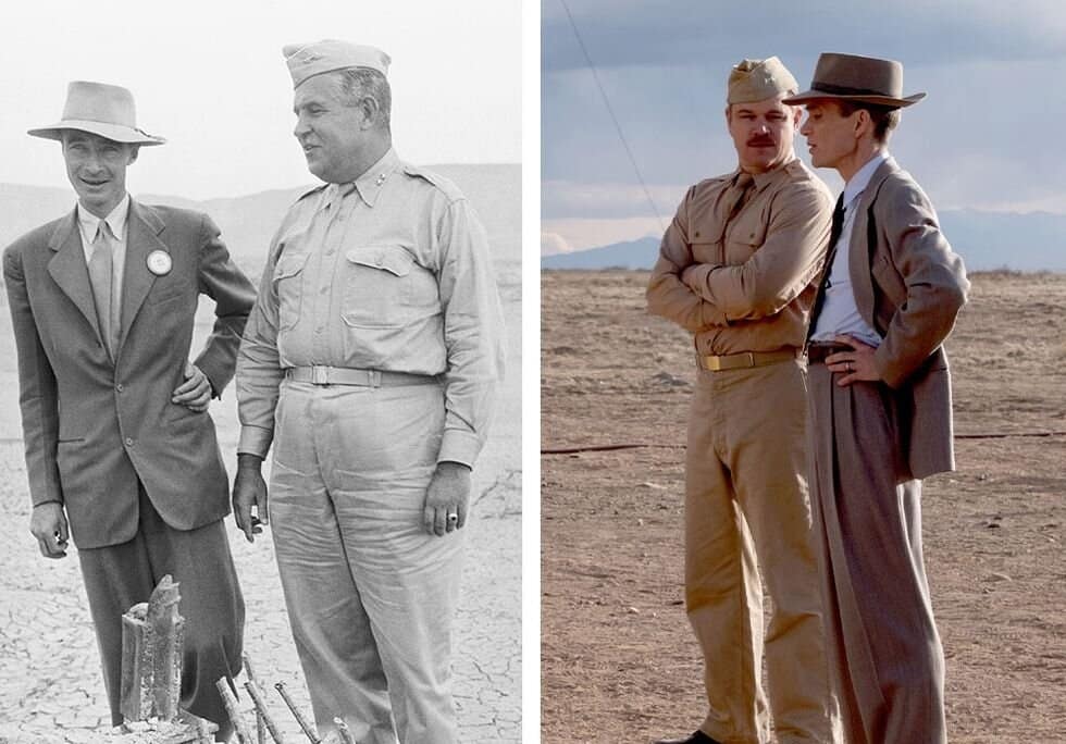 تصاویر بازیگران «اوپنهایمر» و شخصیت‌های واقعی