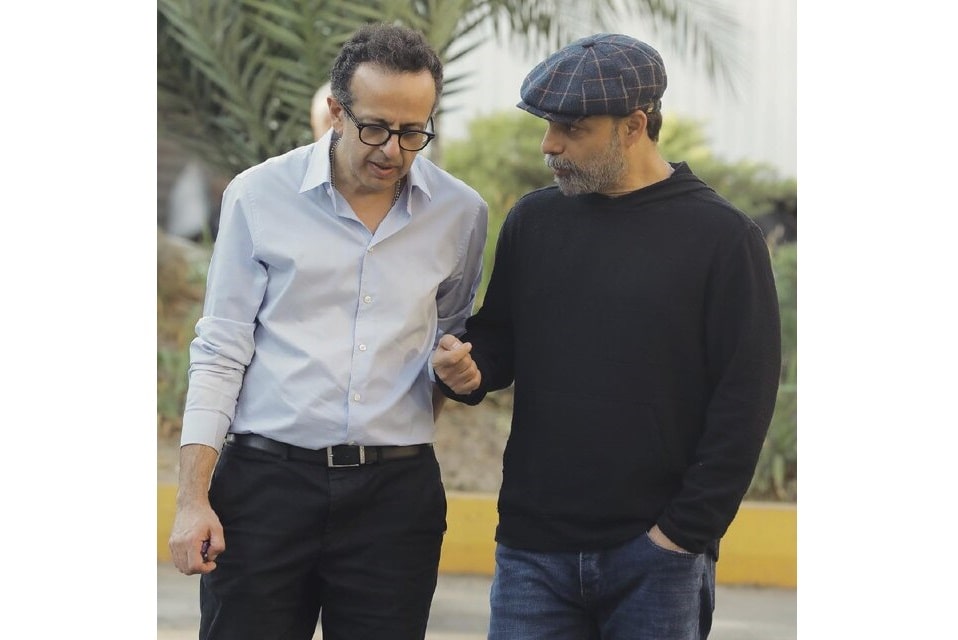 تصویر مشترک پیمان معادی و سامان مقدم در سریال «افعی تهران»