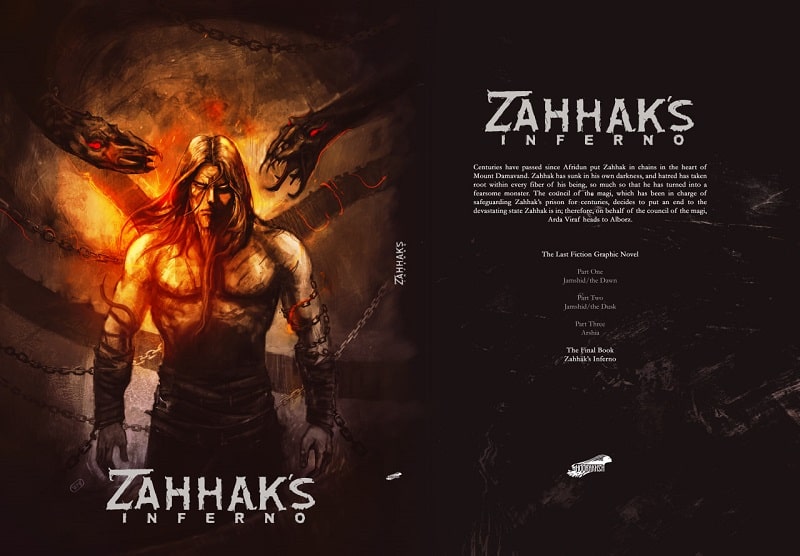 انتشار نسخه انگلیسی کمیک دوزخ ضحاک‎