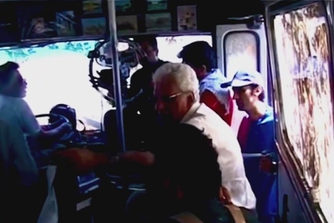 فیلم- پشت صحنه فیلم اتوبوس شب به کارگردانی کیومرث پوراحمد