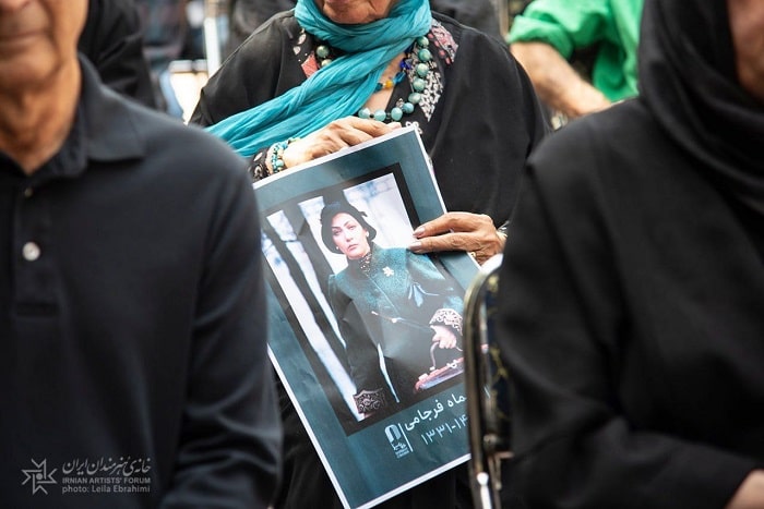 گزارش تصویری- مراسم تشییع پیکر فریماه فرجامی