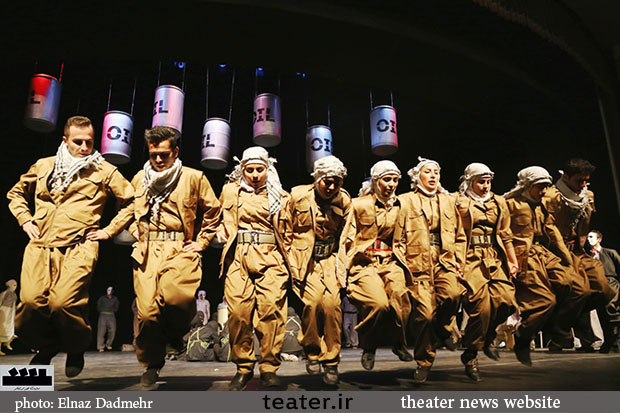 گزارش تصویری نمایش «عزیز شنگال» کارگردان: قطب الدین صادقی