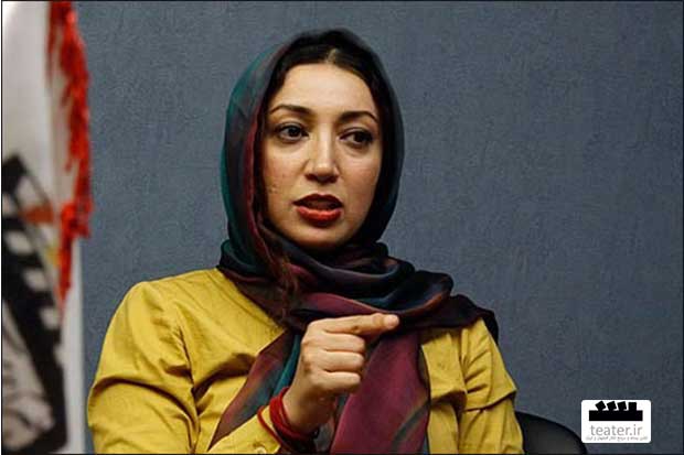 نگار عابدی با  نگار عابدی با