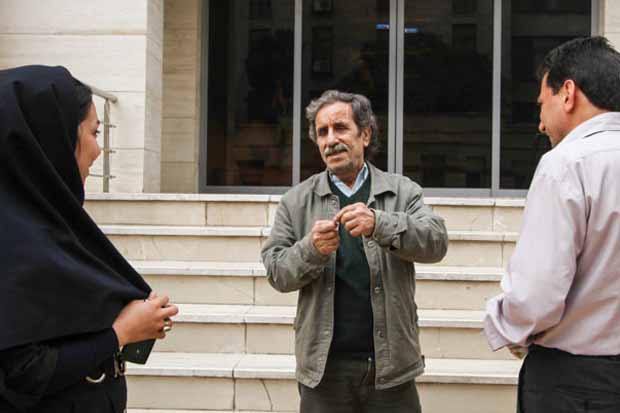 محمود بصیری با دوچرخه‌اش به ایسنا رفت