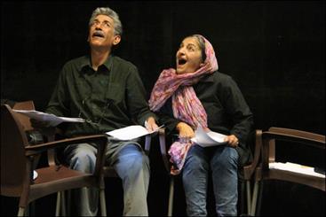 بازیگرانی که فقط صدایشان شنیده می‌شود/تجربه متفاوت زوج تئاتری