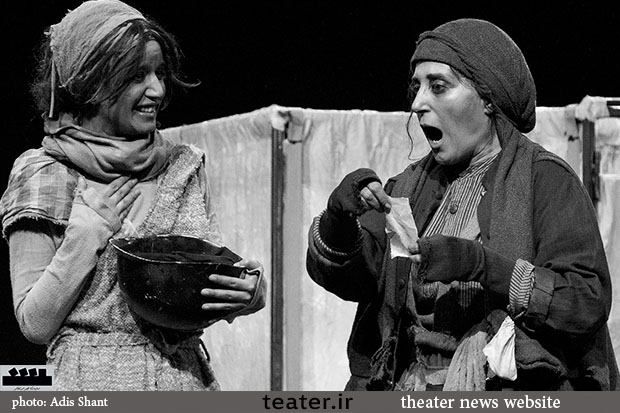 نمایش « ننه دلاور و فرزندان او» با سوگواری به اجرای خود پایان داد