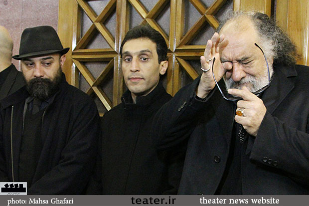 مراسم ترحیم شادروان «انوشیروان ارجمند»با حضور هنرمندان برگزار شد+عکس