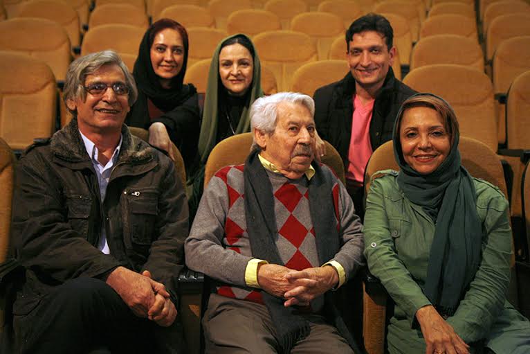 داوود رشیدی و گلاب آدینه به تماشای «بانو گشسب» نشستند