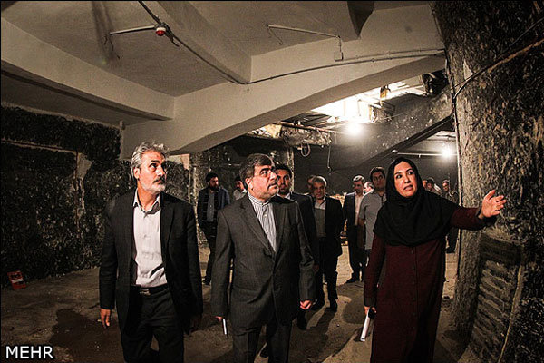 بازدید وزیر ارشاد از روند بازسازی تئا‌ترشهر