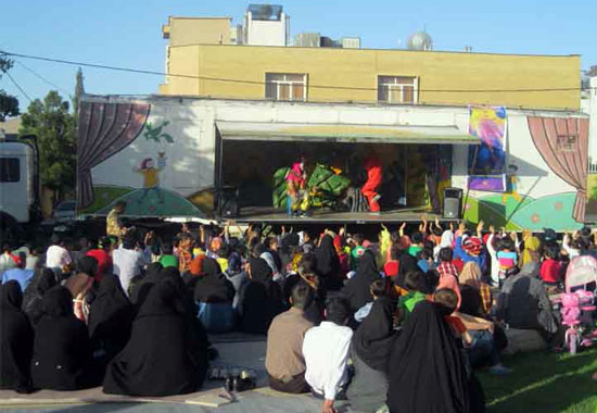 آغاز سفر تابستانی تریلی سیار نمایش کانون از استان البرز