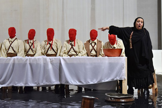 آخرین عکس‌ها از تمرین نمایش علی رفیعی