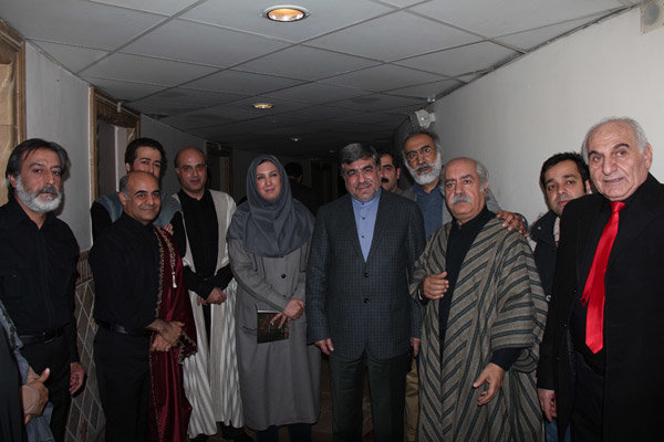 وزیر ارشاد از تئاترشهر بازدید کرد وزیر ارشاد از تئاترشهر بازدید کرد