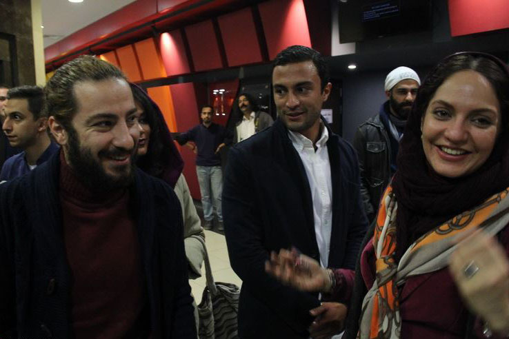 بازی مهناز افشار و نوید محمدزاده در یک تئاتر