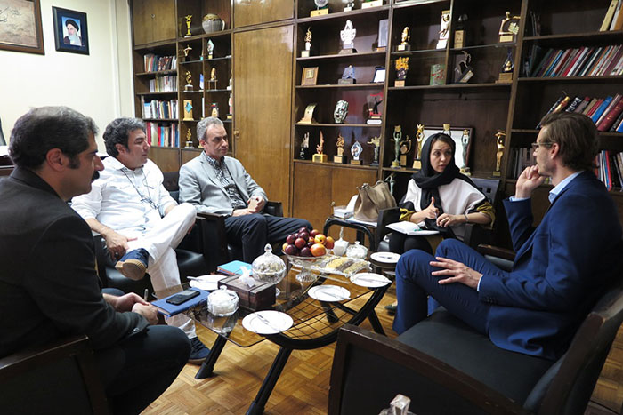 دیدار رییس بخش فرهنگی سفارت آلمان با مدیر کل هنرهای نمایشی و دبیر فجر