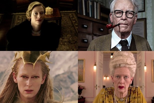 گریم های عجیب و غریب تیلدا سویینتون/ بازیگری که وجود ندارد!